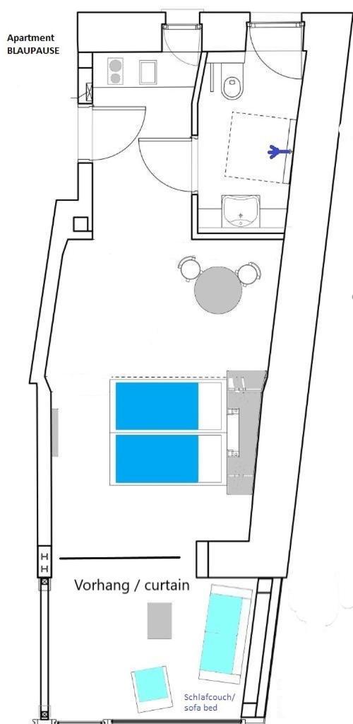 1463 Apartmenthaus Карлсруе Екстер'єр фото